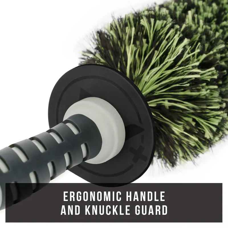 Wheel Barrel Brush for Deep Cleaning Rims and Spokes, Professional Car Detailing Tool