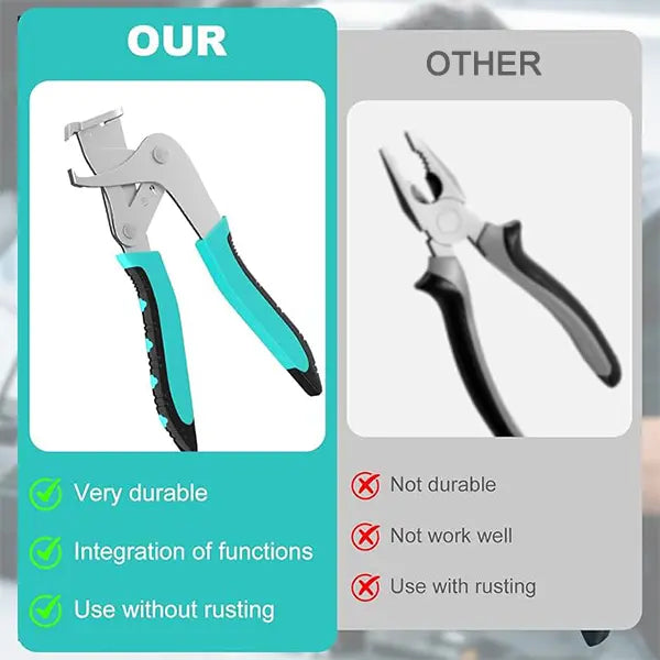 Auto Fastener Clip Removal Pliers - Heavy-Duty Metal Quick-Release Tool for Efficient Car Maintenance