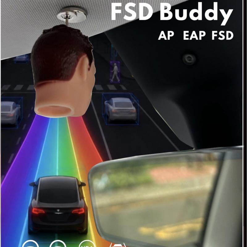 Funny Car Interior Figurine, Mini Driver Head Decoration, Creative Dashboard Accessory