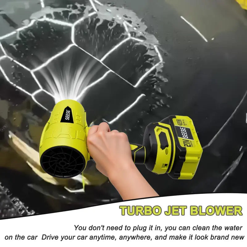 21V Cordless Car Washing Bundle: 1000 PSI Pressure Washer & 1000G Turbo Leaf Blower Combo Kit