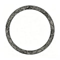 Lace Steering Wheel Cover 15 Inch Elegant Black with Large Bow-knot Design