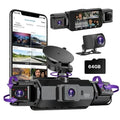 4 Channel Dash Cam with 360° Surround View and 24/7 Parking Monitor