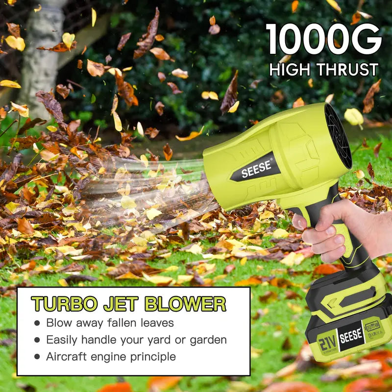 21V Cordless Car Washing Bundle: 1000 PSI Pressure Washer & 1000G Turbo Leaf Blower Combo Kit